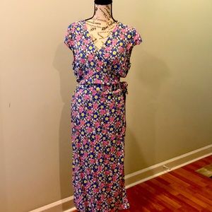 JCrew Maxi Wrap Dress